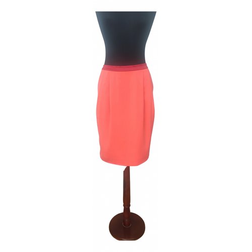 Pre-owned Mads Nørgaard Mid-length Skirt In Orange