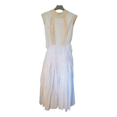 Pre-owned Marni Maxi Dress In White