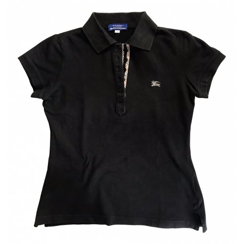 Pre-owned Burberry Polo In Black