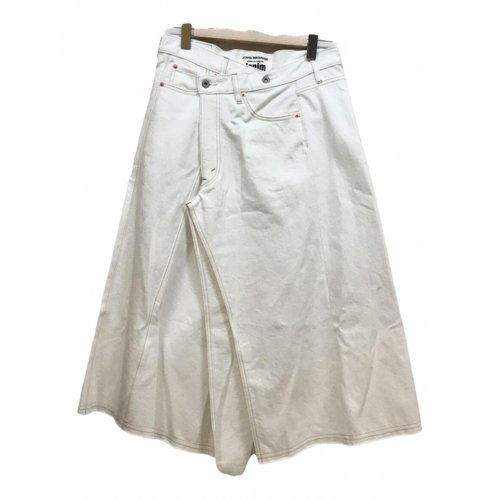 Pre-owned Junya Watanabe Skirt In White