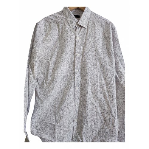 Pre-owned Azzaro Shirt In White