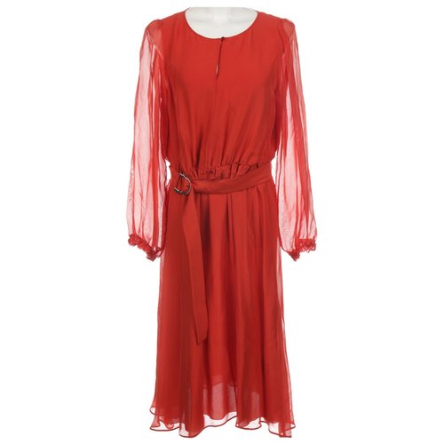 Pre-owned Luisa Cerano Dress In Red