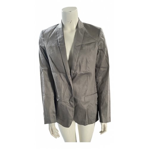 Pre-owned Helmut Lang Linen Jacket In Grey