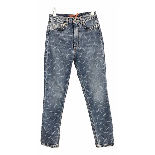 Pre-owned Heron Preston Slim Jeans In Blue
