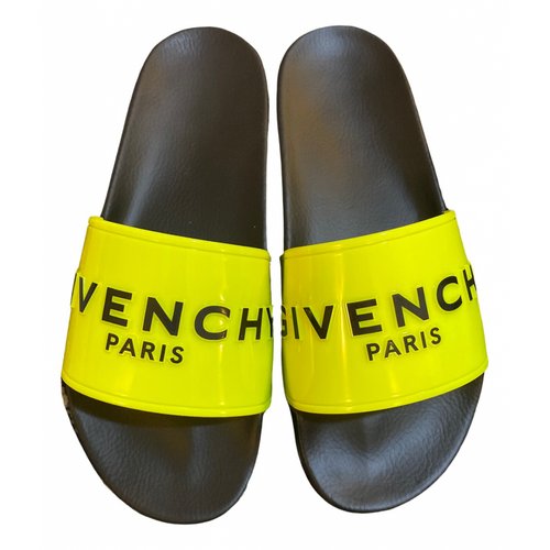 Pre-owned Givenchy Sandals In Yellow