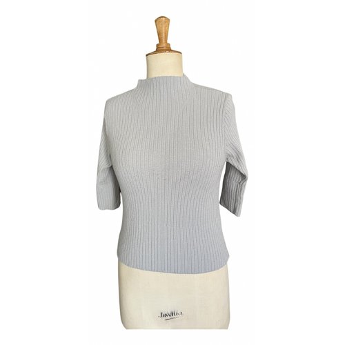 Pre-owned Calvin Klein Wool Jumper In Grey