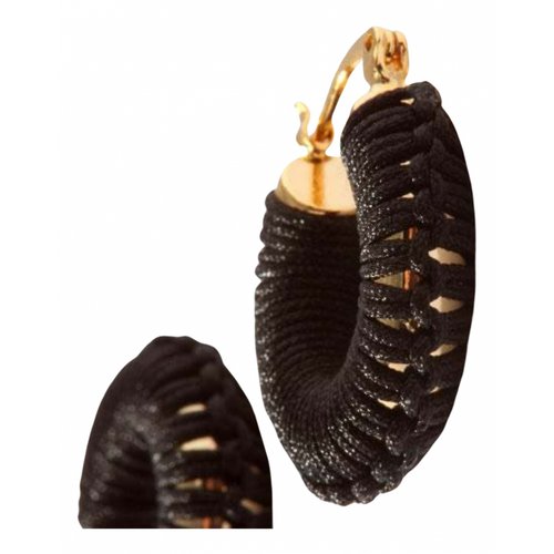 Pre-owned Shrimps Earrings In Black
