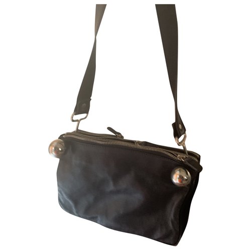Pre-owned Max & Co Leather Handbag In Black