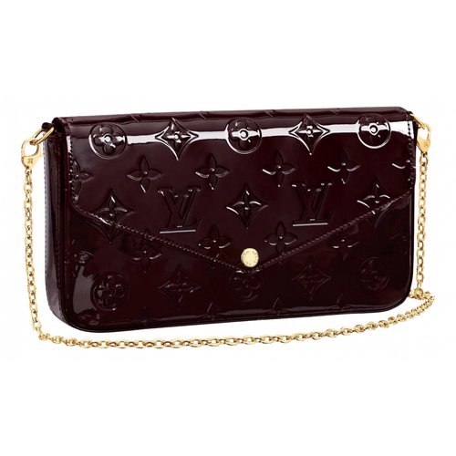 Pre-owned Louis Vuitton Leather Crossbody Bag In Burgundy