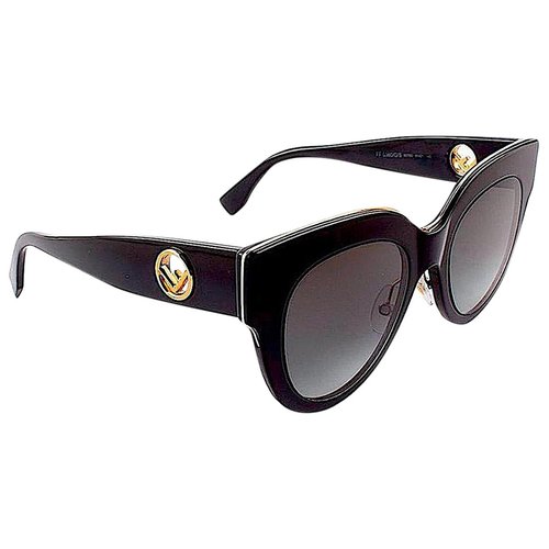 Pre-owned Fendi Sunglasses In Black