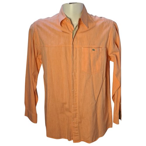 Pre-owned Lacoste Shirt In Orange