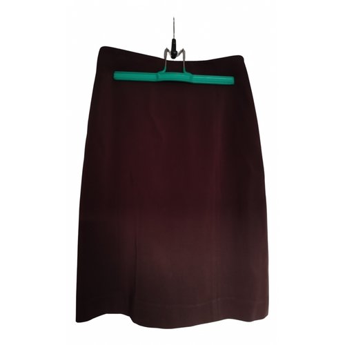 Pre-owned Moschino Skirt In Brown