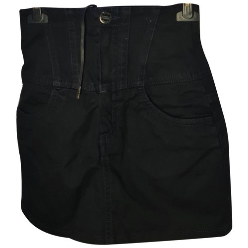Pre-owned Jean Paul Gaultier Mini Skirt In Black