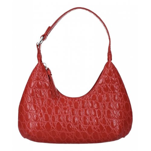 Pre-owned By Far Leather Handbag In Red