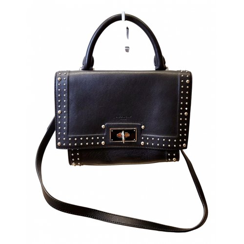Pre-owned Givenchy Shark Leather Handbag In Black