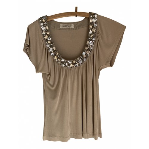 Pre-owned Marc Cain Top In Gold