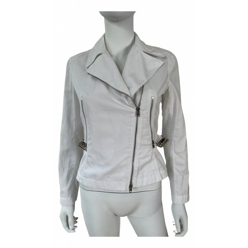 Pre-owned Alaïa Short Vest In White