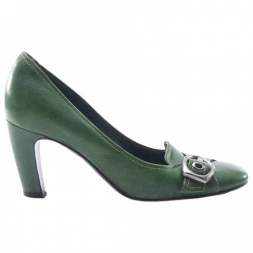 Pre-owned Sergio Rossi Leather Heels In Green