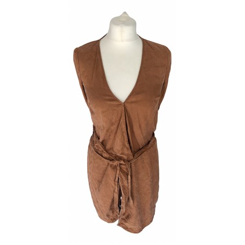 Pre-owned Sézane Fall Winter 2020 Mid-length Dress In Brown