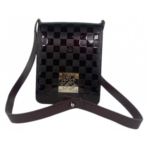Pre-owned Louis Vuitton Leather Handbag In Burgundy