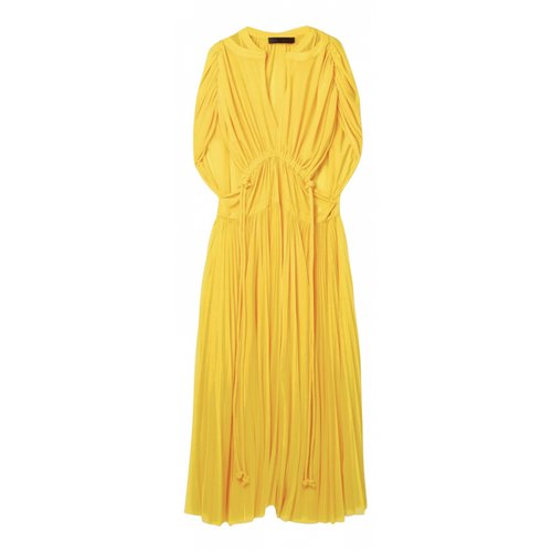 Pre-owned Proenza Schouler Maxi Dress In Yellow