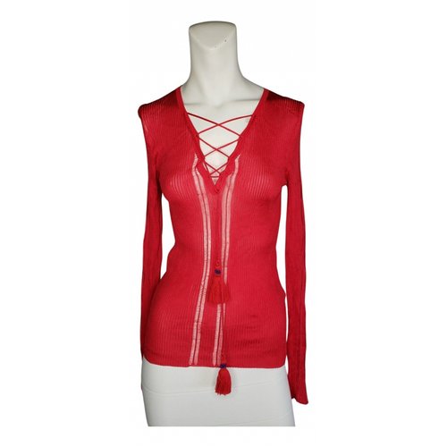 Pre-owned Roberto Cavalli Blouse In Red