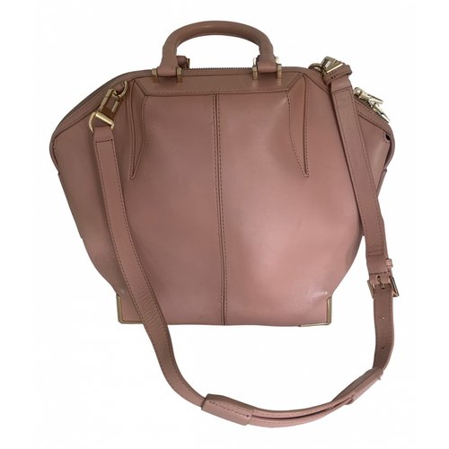 Pre-owned Alexander Wang Leather Satchel In Pink