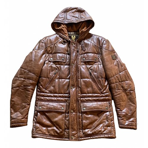 Pre-owned Belstaff Leather Jacket In Brown