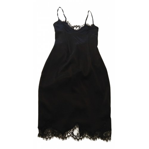 Pre-owned Agent Provocateur Silk Dress In Black