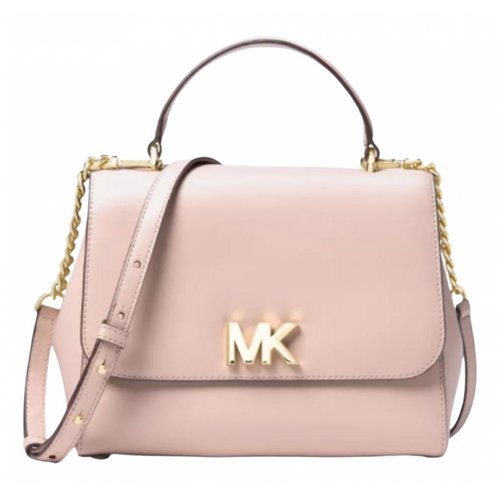 Pre-owned Michael Kors Leather Satchel In Pink