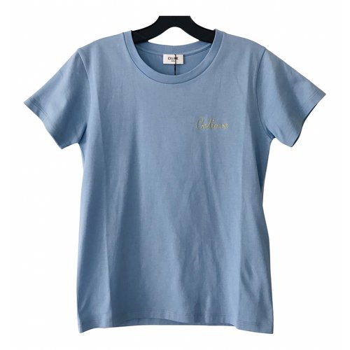 Pre-owned Celine T-shirt In Blue