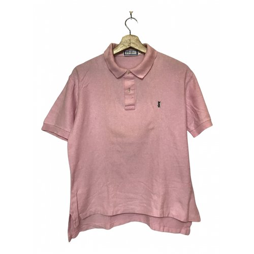 Pre-owned Saint Laurent Polo Shirt In Pink