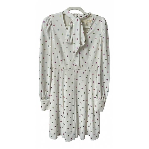 Pre-owned Marc Jacobs Silk Mini Dress In White