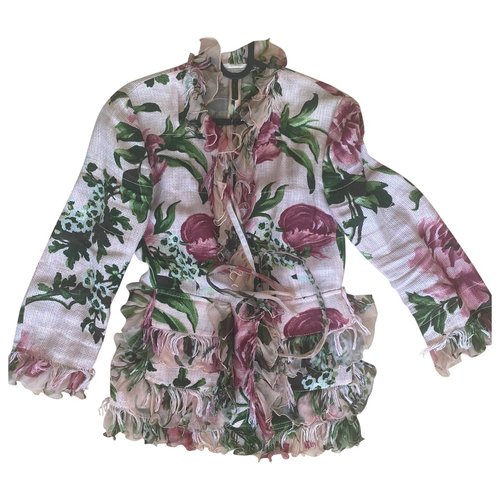 Pre-owned Dolce & Gabbana Silk Jacket In Multicolour
