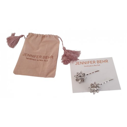 Pre-owned Jennifer Behr Hair Accessory In Silver