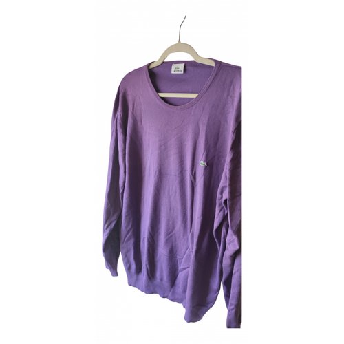 Pre-owned Lacoste Knitwear & Sweatshirt In Purple