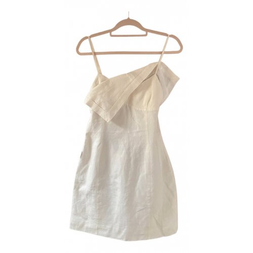 Pre-owned Jacquemus L'amour Linen Mini Dress In White | ModeSens Pre-owned Jacquemus L'amour Linen Mini Dress In White | ModeSens