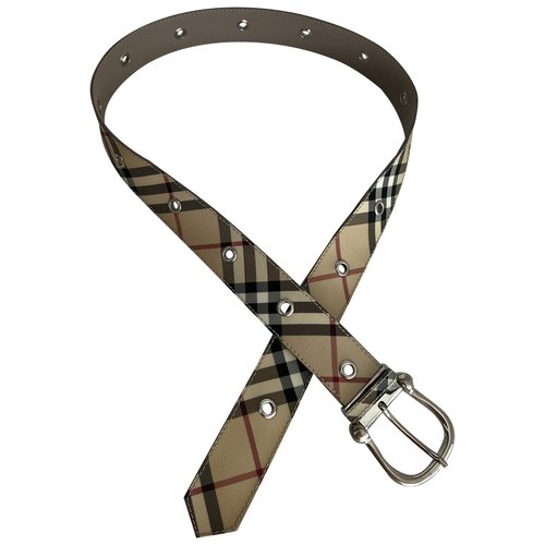 Pre-owned Burberry Cloth Belt In Beige