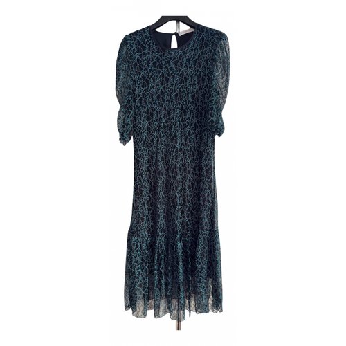 Pre-owned See By Chloé Lace Mid-length Dress In Green