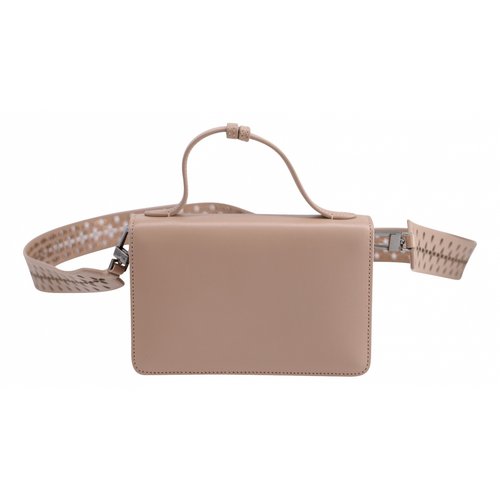 Pre-owned Alaïa Leather Handbag In Ecru
