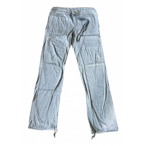 Pre-owned Dior Trousers In Grey