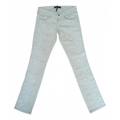 Pre-owned Isabel Marant Straight Jeans In Beige