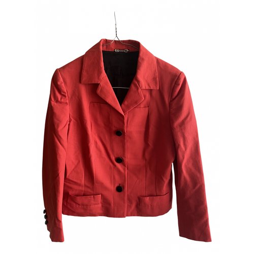 Pre-owned Gucci Blazer In Red