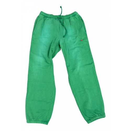 Pre-owned Acne Studios Cloth Trousers In Green