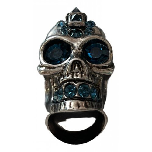 Pre-owned Alexander Mcqueen Silver Ring
