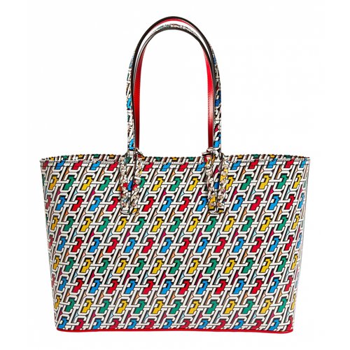 Pre-owned Christian Louboutin Patent Leather Tote In Multicolour