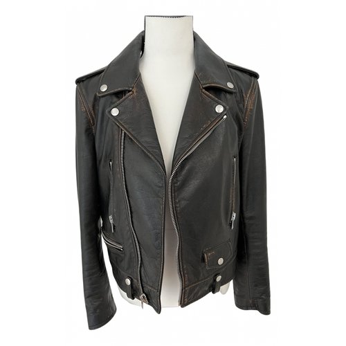 Pre-owned Saint Laurent Leather Short Vest In Other