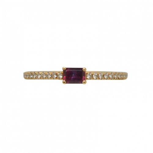 Pre-owned Tiffany & Co Pink Gold Ring In Burgundy