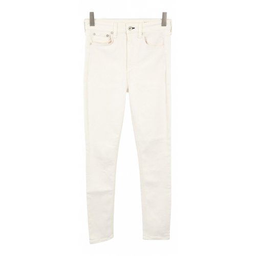 Pre-owned Rag & Bone Jeans In White