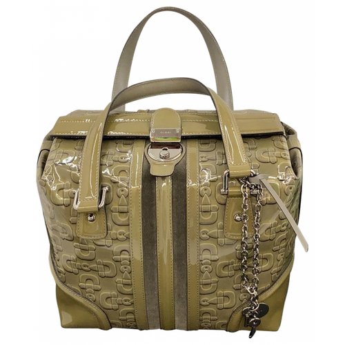 Pre-owned Gucci Satchel In Green